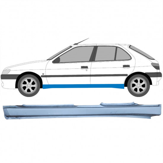 Prag za Peugeot 306 1993-2001 / Leva 6944