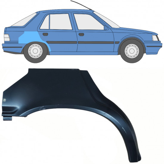 Bok delni za Peugeot 309 1986-1993 / Desna 10724