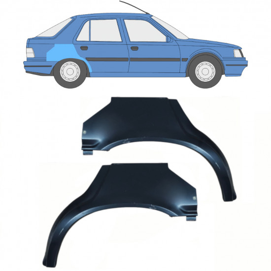 Bok delni za Peugeot 309 1986-1993 / Levo+Desno / Komplet 10726