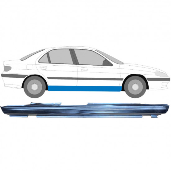 Prag za Peugeot 406 1995-2005 / Desna 5796