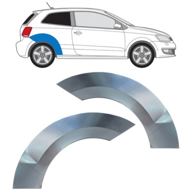 Bok delni za Volkswagen Polo 2009-2017 / Levo+Desno / Komplet 16360
