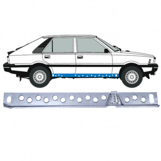 Notranji popravni panel praga za FSO Polonez 1978-2002 / Desna 12534