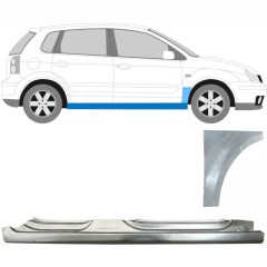 Popravni panel celotnega praga in sprednjega blatnika za Volkswagen Polo 2001-2009 / Desna / Komplet 8729