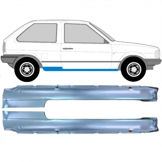 Prag za VW Polo 1981-1994 / Levo+Desno / Komplet 10509