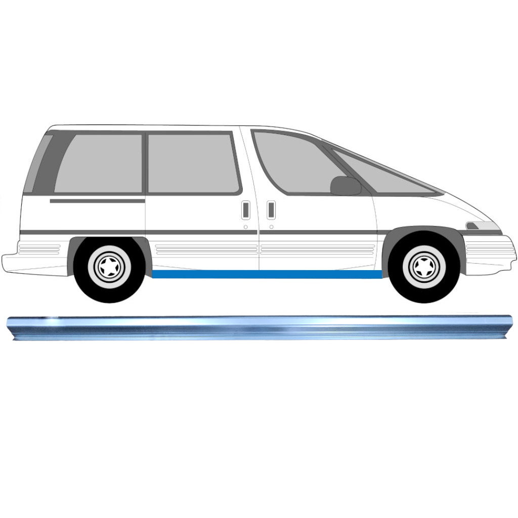 Prag Za Chevrolet Trans Sport 1990-1997 / Levo = Desno (Simetrično) 7191