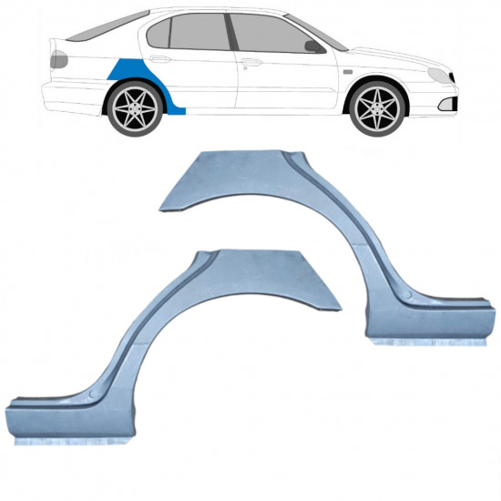 Bok delni za Nissan Primera 1996-2001 / Levo+Desno / Komplet 10632