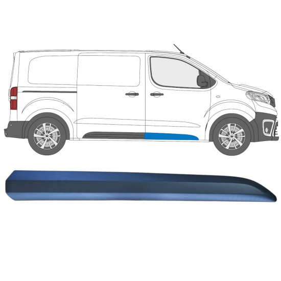 Toyota Proace 2016- Moulding trim front door / Right