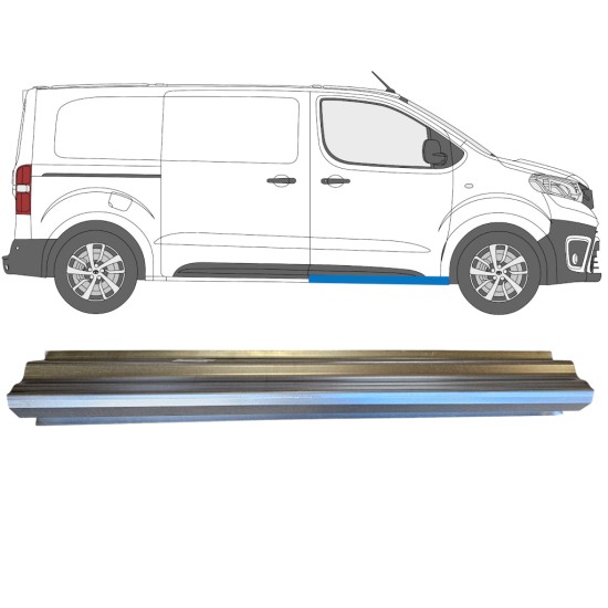 Popravni panel praga sprednjih vrat za Toyota Proace Verso 2016- / Levo = Desno (simetrično) 14902