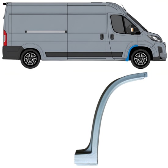 Popravni panel sprednjega blatnika za Toyota Proace Max 2024- / Desna 16835