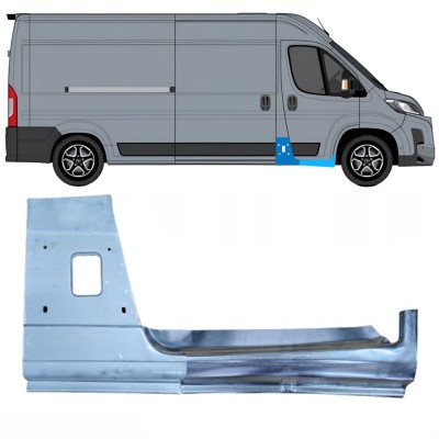 Popravni panel stebrička + Prag za Toyota Proace Max 2024- / Desna 16732