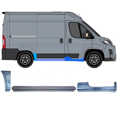 Set popravnih panelov za Toyota Proace Max 2024- / Desna 16759