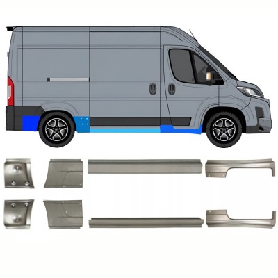 Set popravnih panelov za Toyota Proace Max 2024- / Levo+Desno 16696