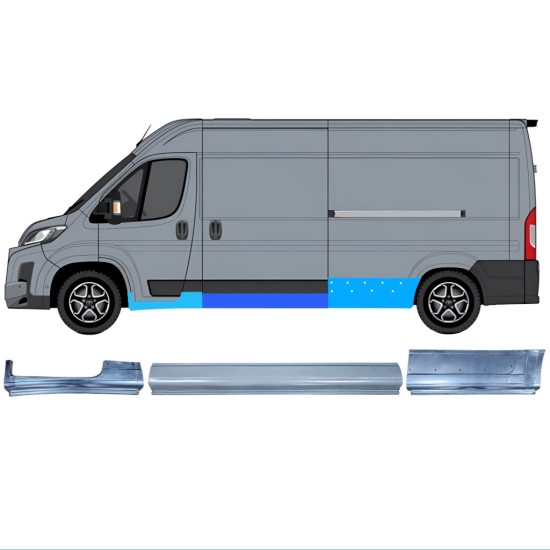 Set popravnih panelov za Toyota Proace Max 2024- / Leva 16754