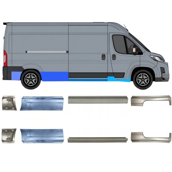 Set popravnih panelov za Toyota Proace Max 2024- / Levo+Desno / 16706