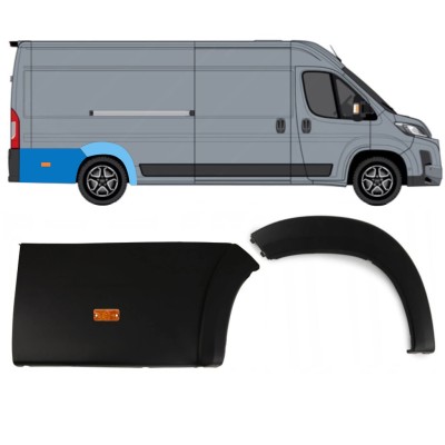Set oblog zadnjega loka blatnika z lučjo za Toyota Proace Max 2024- / Desna 15889