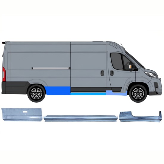 Set popravnih panelov za Toyota Proace Max 2024- / Desna 16758