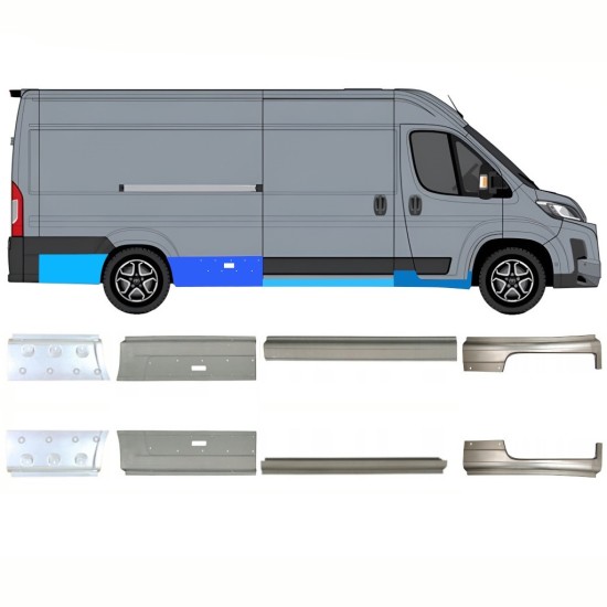 Set popravnih panelov za Toyota Proace Max 2024- / Levo+Desno 16707
