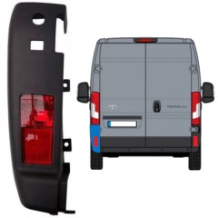Zadnji vogal odbijača z lučjo za Toyota Proace Max 2024- / Leva 15936