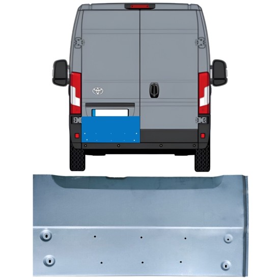 Popravni panel zadnjih vrat za Toyota Proace Max 2024- / Leva 16736