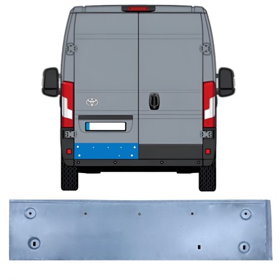 Popravni panel zadnjih vrat za Toyota Proace Max 2024- / Leva 16721