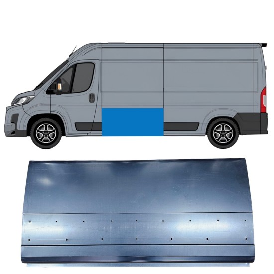 Popravni panel visokega stranskega dela za Toyota Proace Max 2024- / Levo = Desno (simetrično) 16717