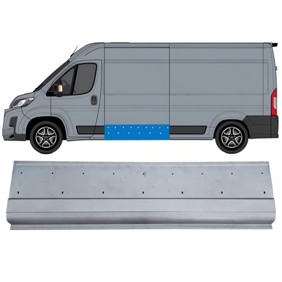 Popravni panel stranske stene z luknjami za Toyota Proace Max 2024- / Leva 16695