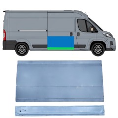 Zunanji spodnji popravni panel drsnih vrat za Toyota Proace Max 2024- / Desna 16631