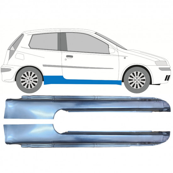 Prag za Fiat Punto 2 1999-2010 / Levo+Desno / Komplet 10074