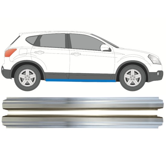 Prag za Nissan Qashqai 2007-2013 / Levo+Desno / Komplet 14982