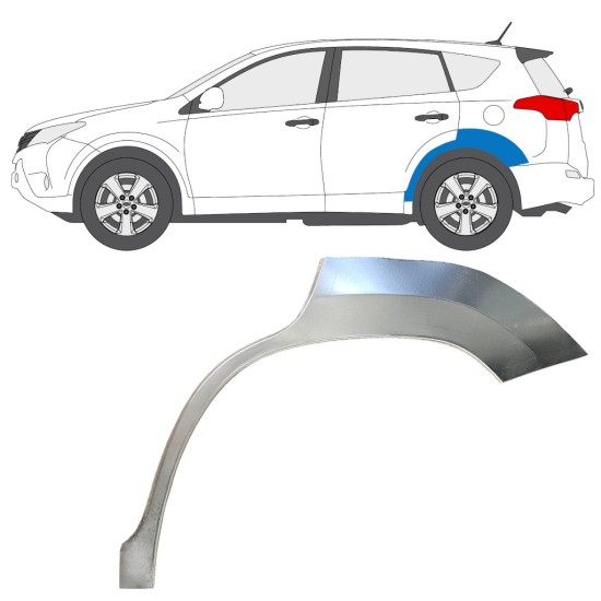 Bok delni za Toyota Rav4 2013-2018 / Leva 16489