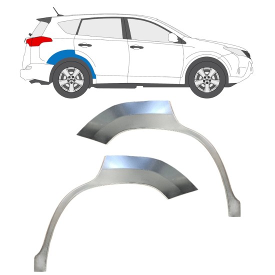 Bok delni za Toyota Rav4 2013-2018 / Levo+Desno / Komplet 16490