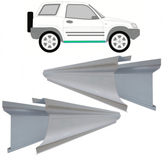 Popravni panel notranjega in zunanjega praga za Toyota RAV4 1994-2000 / Komplet 10882