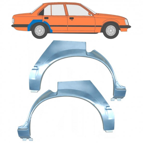 Bok delni za Opel Rekord E 1982-1986 / Levo+Desno / Komplet 10278