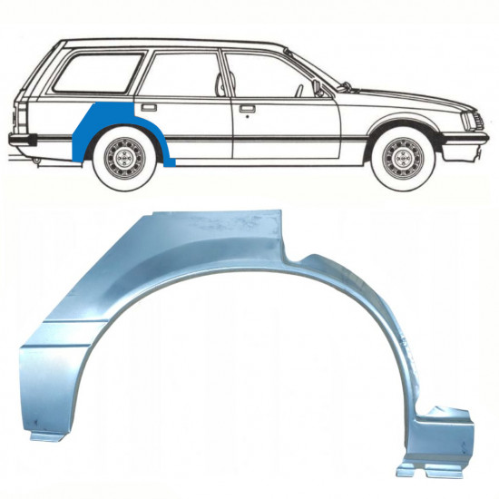 Bok delni za Opel Rekord E 1977-1986 / Desna / COMBI /  10786