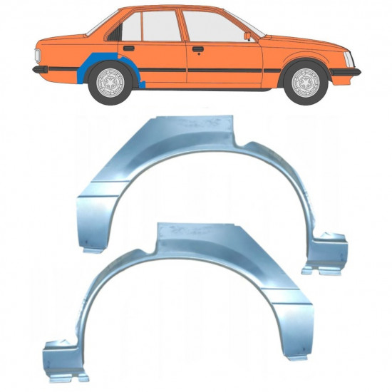 Bok delni za Opel Rekord E 1977-1982 / Levo+Desno / Komplet 10482