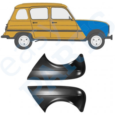 Sprednji blatnik za Renault 4 1962-1993 / Levo+Desno / Komplet 9707