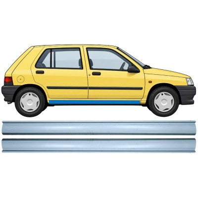 Popravni panel spodnjega praga za Renault Clio I 1990-1998 / Levo+Desno / Komplet 9850
