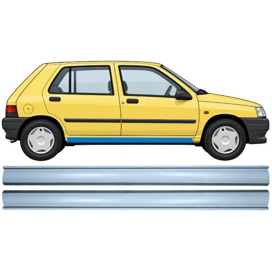 Popravni panel spodnjega praga za Renault Clio I 1990-1998 / Levo+Desno / Komplet 9850