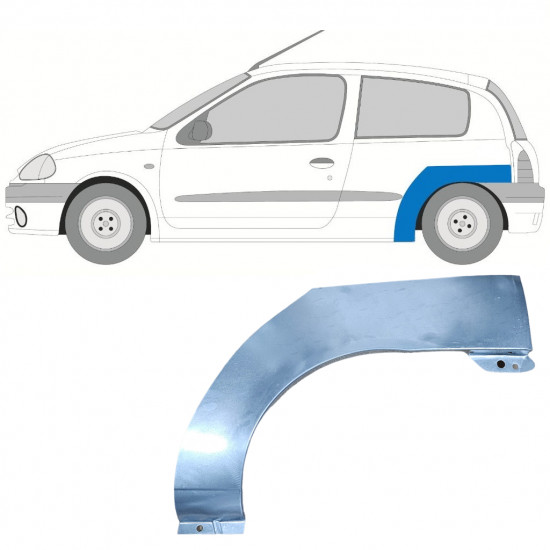 Bok delni za Renault Clio 1998-2012 / Leva 7264