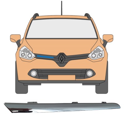 Obloga mreže za Renault Clio IV 2012-2016 / Desna 16232