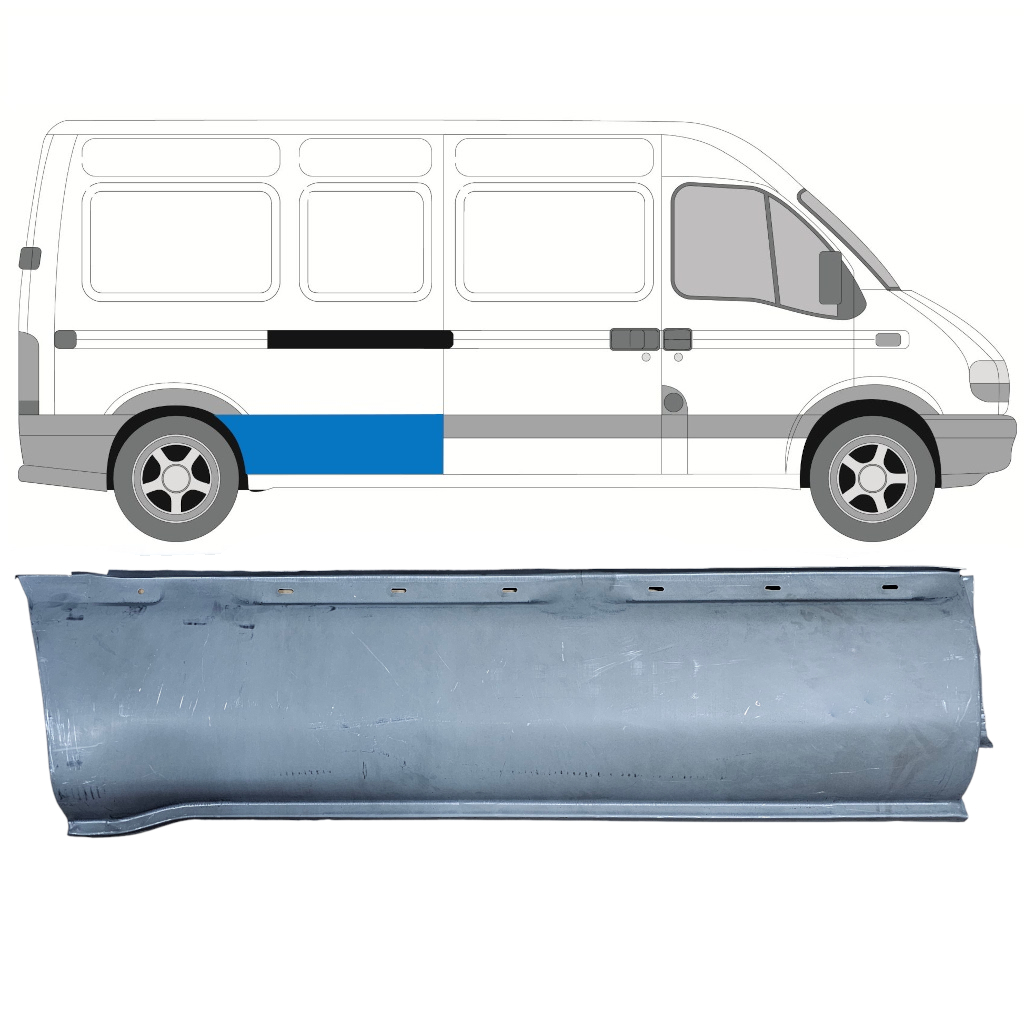 Popravni Stranski Panel Za Opel Movano / R Master 1998-2010 / Lwb / Desna 7371