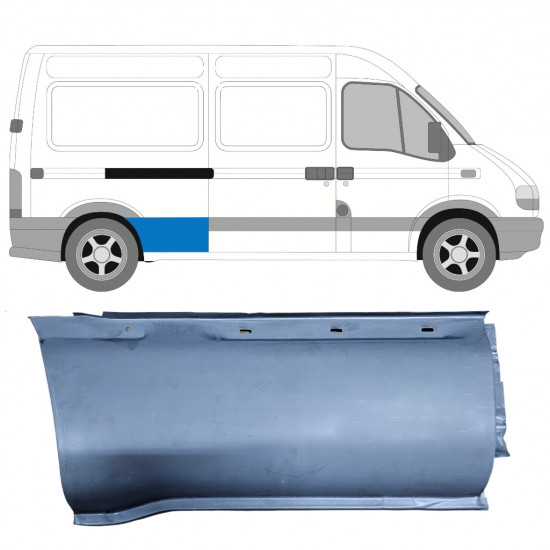 Popravni stranski panel za Opel Movano / R Master 1998-2010 / Desna 7373