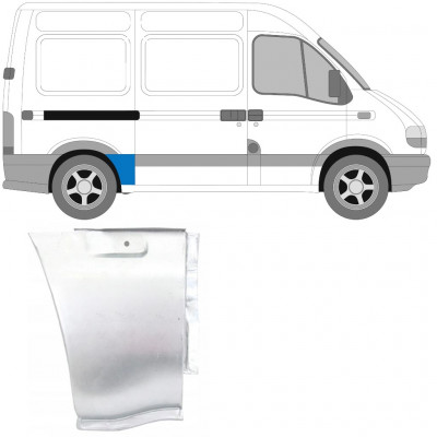 Popravni stranski panel za Opel Movano / R Master 1998-2010 / SWB / Desna 7372