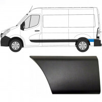 Obloga stranskega dela zadnjega blatnika za kolesom za Renault Master 2010- / SWB / Leva 8322