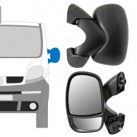 Ročno nastavljivo ogledalo za Renault Trafic 2001-2014 / Leva 8224