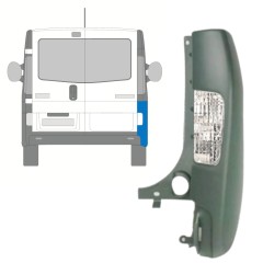Zadnji vogal odbijača z lučjo za Opel Vivaro 2001-2014 / Desna 15312
