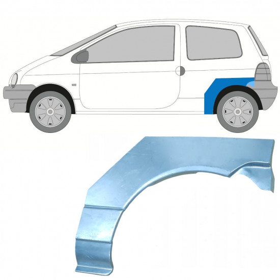 Bok delni za Renault Twingo 1993-1998 / Leva 8265