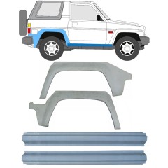 Reparaturni del praga in zadnjega blatnika za Daihatsu Feroza Rocky Fourtrak 1984-1993 / Levo+Desno / Komplet 9508
