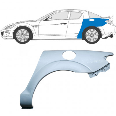 Bok delni za Mazda RX8 2003-2012 / Leva 6702