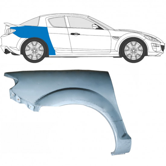 Bok delni za Mazda RX8 2003-2012 / Desna 6013